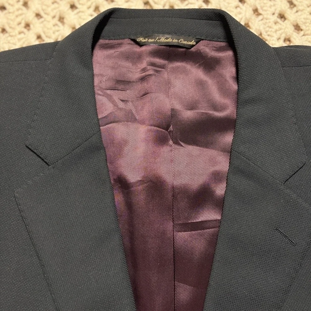 Bespoke Fraser Steen Toronto Savile Row Wool Sport Coat Blazer Angelico 46R